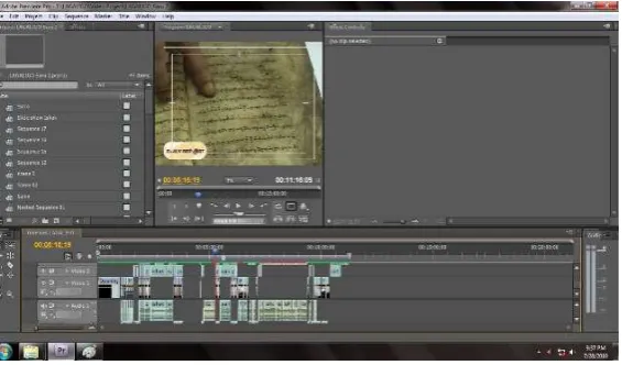Gambar 4.7. Proses Motion Graphic 