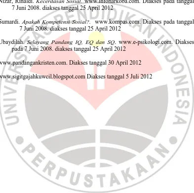 Grafika Cikole. (2012). Info Paket Wisata Grafika Cikole. Bandung: Tidak diterbitkan  