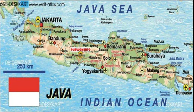 Gambar 2.3 Peta Kawasan Jawa 