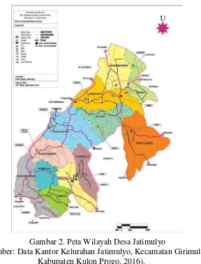 Gambar 2. Peta Wilayah Desa Jatimulyo 
