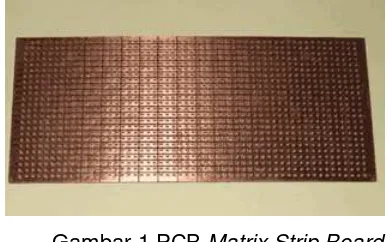 Gambar 1.PCB Matrix Strip Board 