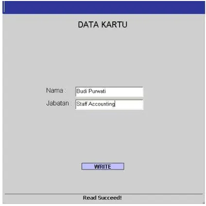 Gambar 10 Penginputan data karyawan 