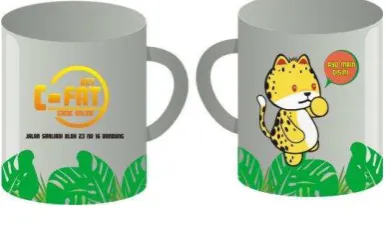 gambar pada mug tidak bertahan lama.  