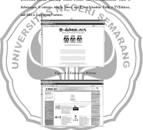 Figure 4.1 EdukasiNet Website 