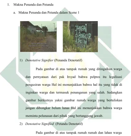 gambar berikutnya yakni gambar rumah warga yang bertuliskan 
