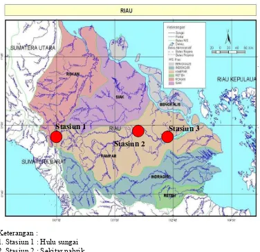 Gambar 6. Lokasi penelitian di Provinsi Riau 