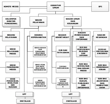 Gambar 3.1. Struktur Organisasi RSUD Kota Tasikmalaya (RSUD Kota  