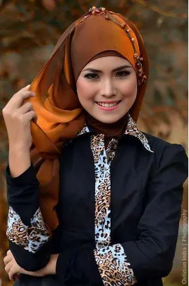 Gambar 3.1 Foto Model Hijab Kota Bandung Pada Saat Mengenakan Hijab 