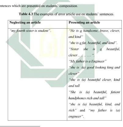 Table 4.3 .  