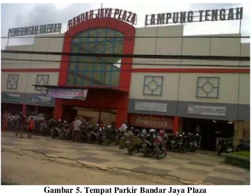 Gambar 5. Tempat Parkir Bandar Jaya Plaza