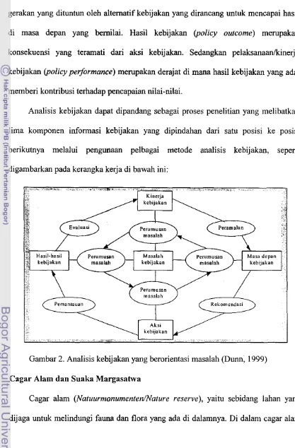 Gambar 2. Analisis kebijakan yang berorientasi masalah (Dunn, 1999) 