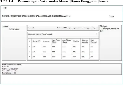 Gambar 3.20 Perancangan Antarmuka Menu Utama Administrator 