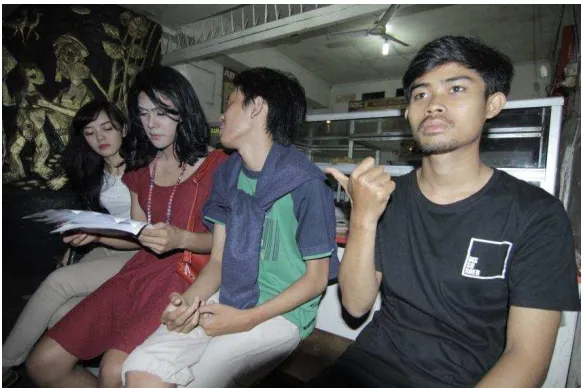 Gambar 4.5, Latihan Penokohan 