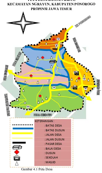 Gambar 4.1 Peta Desa 