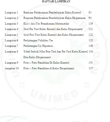 Tabel Selisih Nilai Post Test dan Pre Test Kelas Kontrol 134 