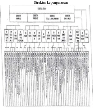 Tabel 3.2 Struktur kepengurusan  