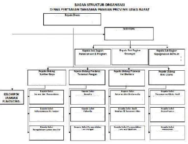 Gambar 3.2 Struktur Organisasi Dinas Pertanian Prov. Jabar