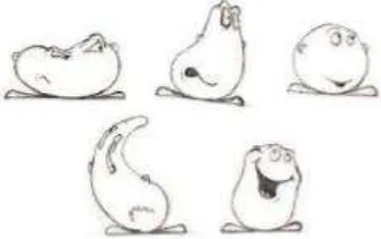 Gambar 28. Squash and Stretch pada animasi bola 
