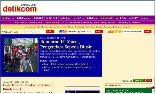 Gambar 5  Situs e-news http://detik.com 