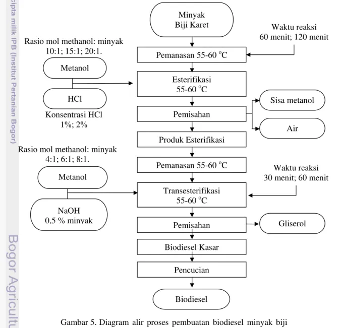 Sintesis Dan Karakterisasi Biodiesel Dari Minyak Biji Karet (Hevea ...