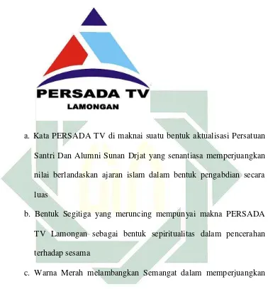 Gambar 4.1 Logo PERSADA TV Lamongan58 