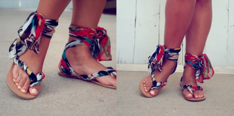 Gambar pola alas sandal 