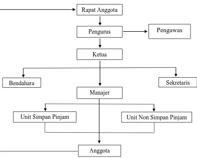 Gambar 4.1 Struktur Organisasi KPN Karya Bina Sejahtera UNUD 