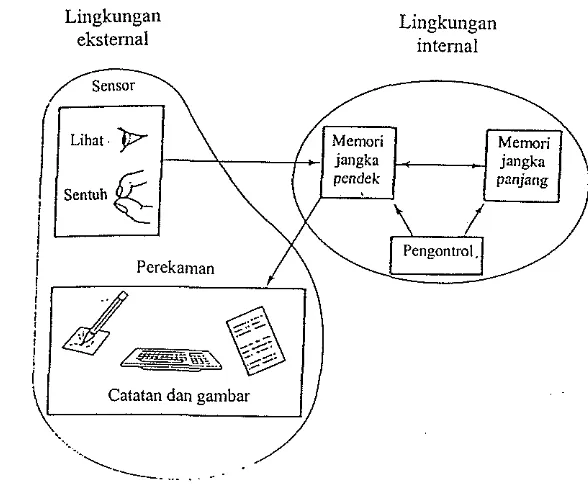 Gambar 6. Proses pemecahan masalah oleh manusia (Ullman, 1992). 