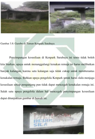 Gambar 3.8: Gazebo di Taman Kenpark Surabaya 
