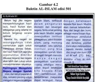 Gambar 4.2  Buletin AL-ISLAM edisi 501 