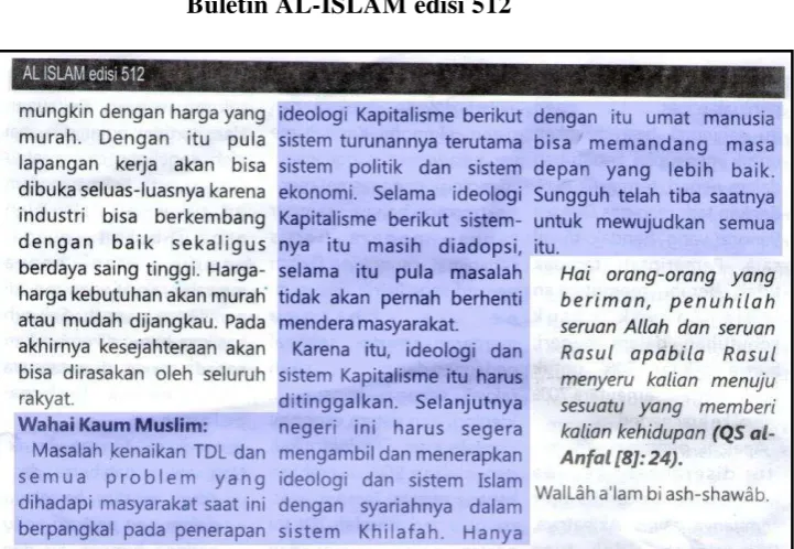 Gambar 4.3 Buletin AL-ISLAM edisi 512 