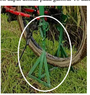 Gambar 18. Standar sepeda hasil modifikasi 