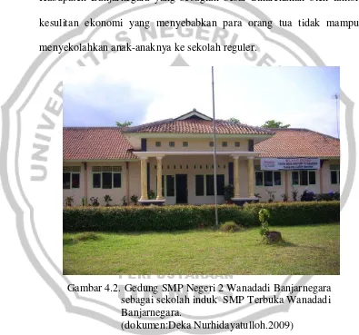 Gambar 4.2. Gedung SMP Negeri 2 Wanadadi Banjarnegara 
