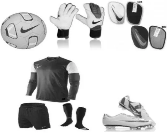 Gambar 3. Perlengkapan Sepakbola(www. google.com)