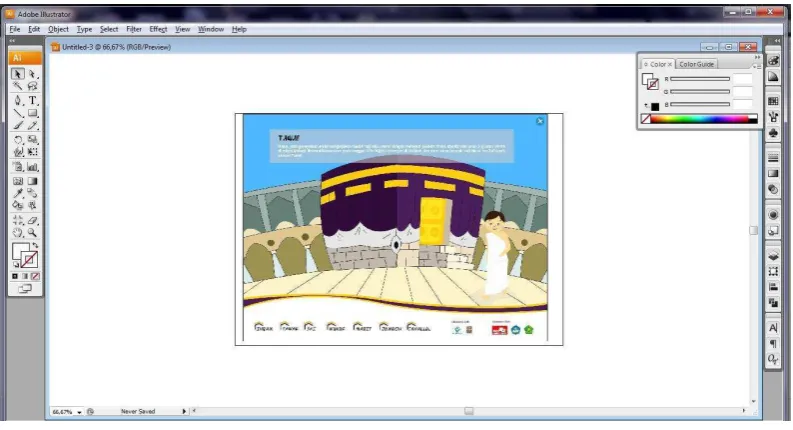 Gambar IV.7 Gambar Pembuatan Menu Sai 