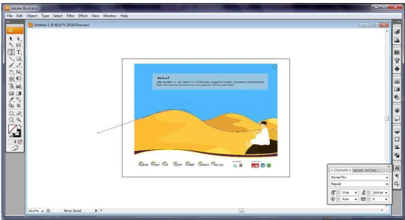 Gambar IV.9 Gambar Pembuatan Menu Mabit 