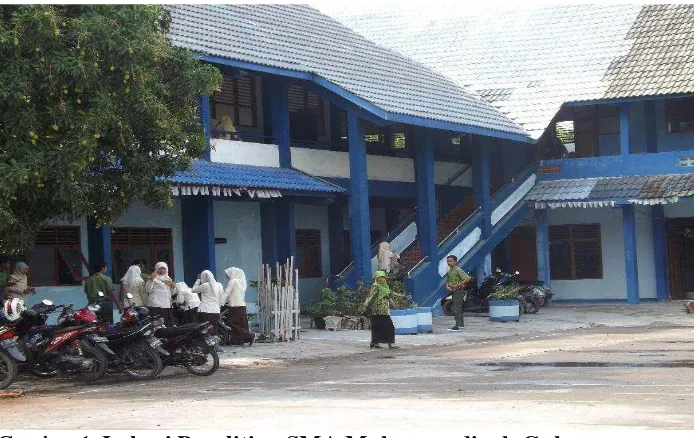 Gambar 1. Lokasi Penelitian SMA Muhammadiyah Gubug (sumber: dokumentasi Gani : 2015) 