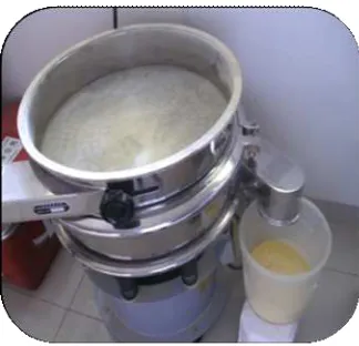 Gambar 13 Alat pengayak tepung