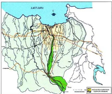 Table 1. Major Rivers (Watersheds)  in Jakarta (NEDECO, 1973)  
