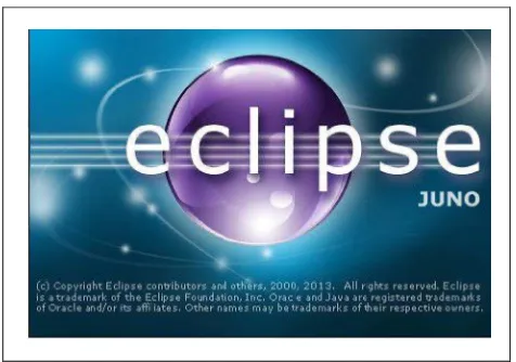 Gambar 4.  Tampilan Awal Aplikasi Eclipse 