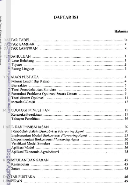 TABEL DAFTAR GAMBAR ........................ .. .................................................................