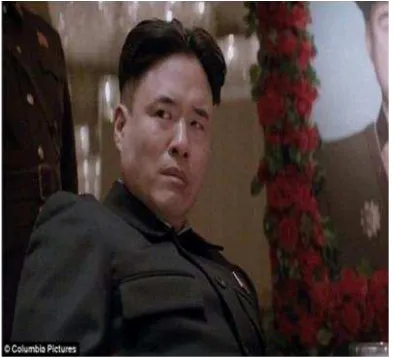 Gambar 5. Randall Park sebagai Kim Jong Un