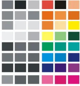 Gambar II.4 Palet warna solid Pop Art  