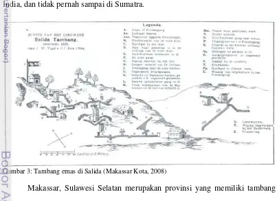 Gambar 3: Tambang emas di Salida (Makassar Kota, 2008) 