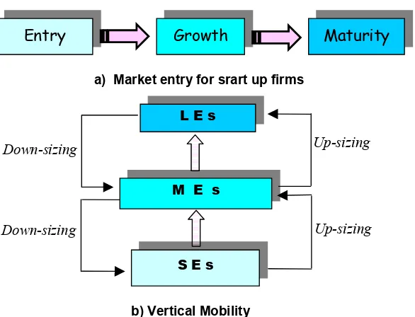 Figure 4.  Start Up and Vertical Mobility of Enterprises 