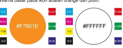 Gambar III.7 Pallet Warna Desain 