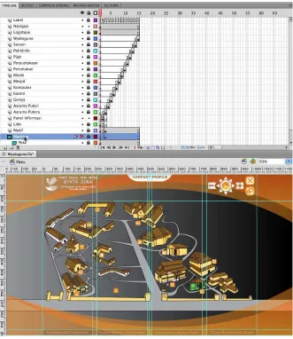 Gambar IV.3 Susunan Elemen Visual pada Halaman Menu 