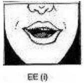 Gambar 1 : bentuk bibir vokal “a” ( Sumber: Seruling senja.blogspot:bila kuberlagu)  