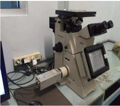 Gambar 3.14. Metallurgical Microscope Inverted 