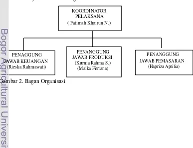 Gambar 2. Bagan Organisasi 